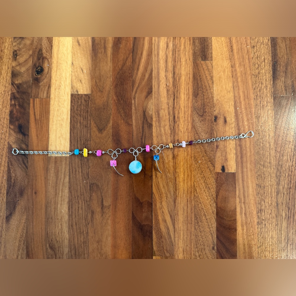 Dainty Peruvian Glass Bracelet